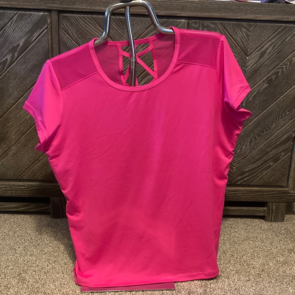 Fila Hot Pink Women's Short Sleeve Top